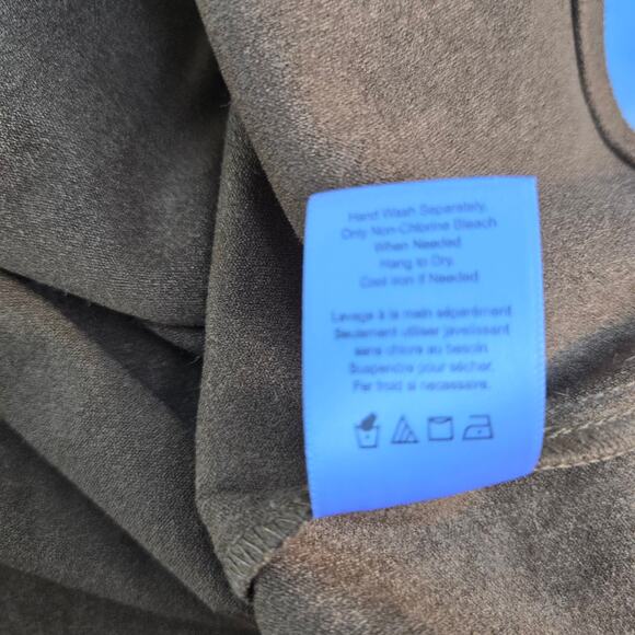 Coldwater Creek Womens Western Lagom Oversized Faux Suede Button Down Shirt PXL - Picture 9 of 11